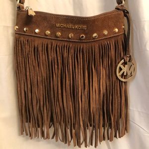 Michael Kors fringe crossbody purse